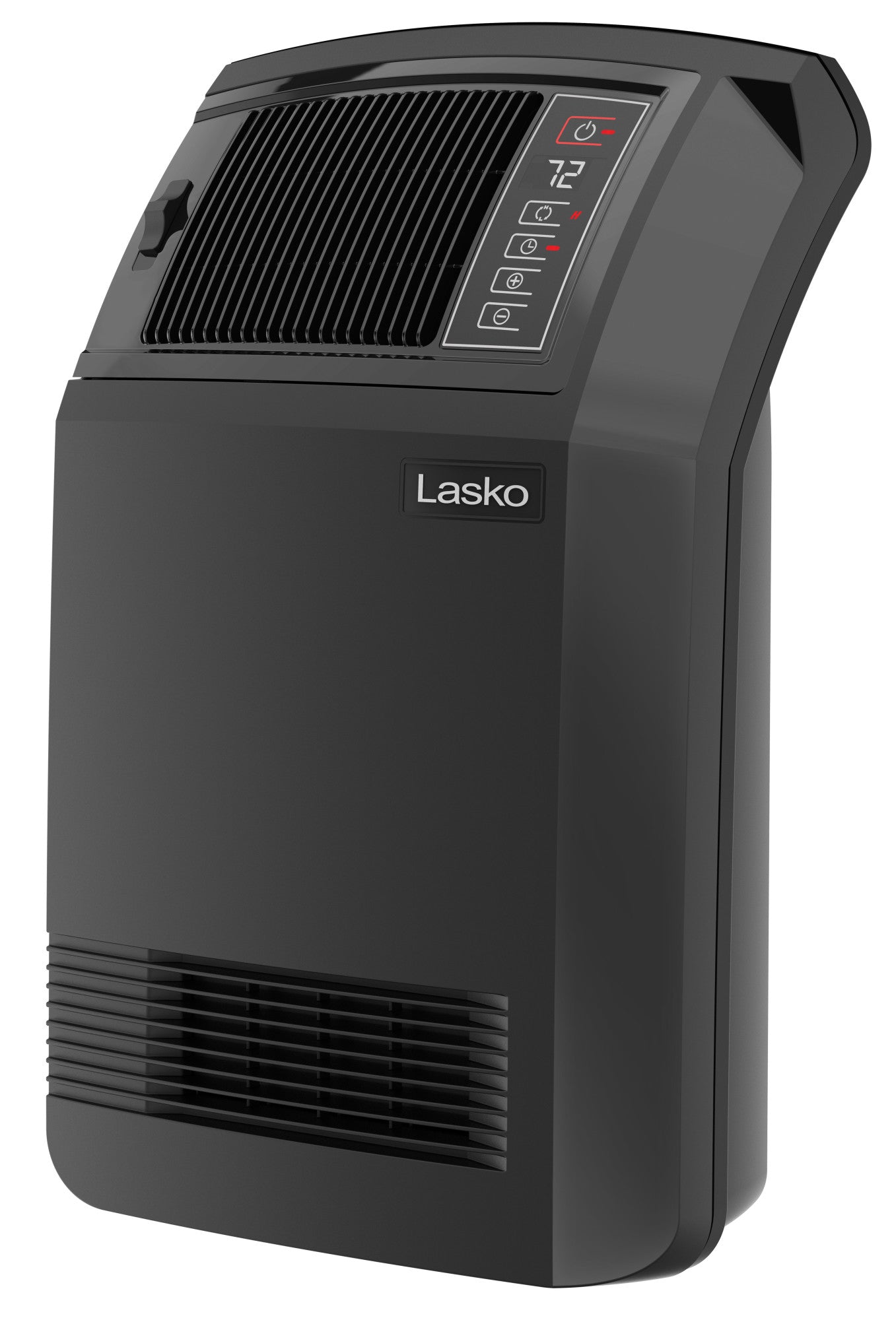 Lasko 23 Ceramic Console Space Heater: 2 Heat Settings. Remote. Timer. Adjustable Louvers. Thermostat. Black