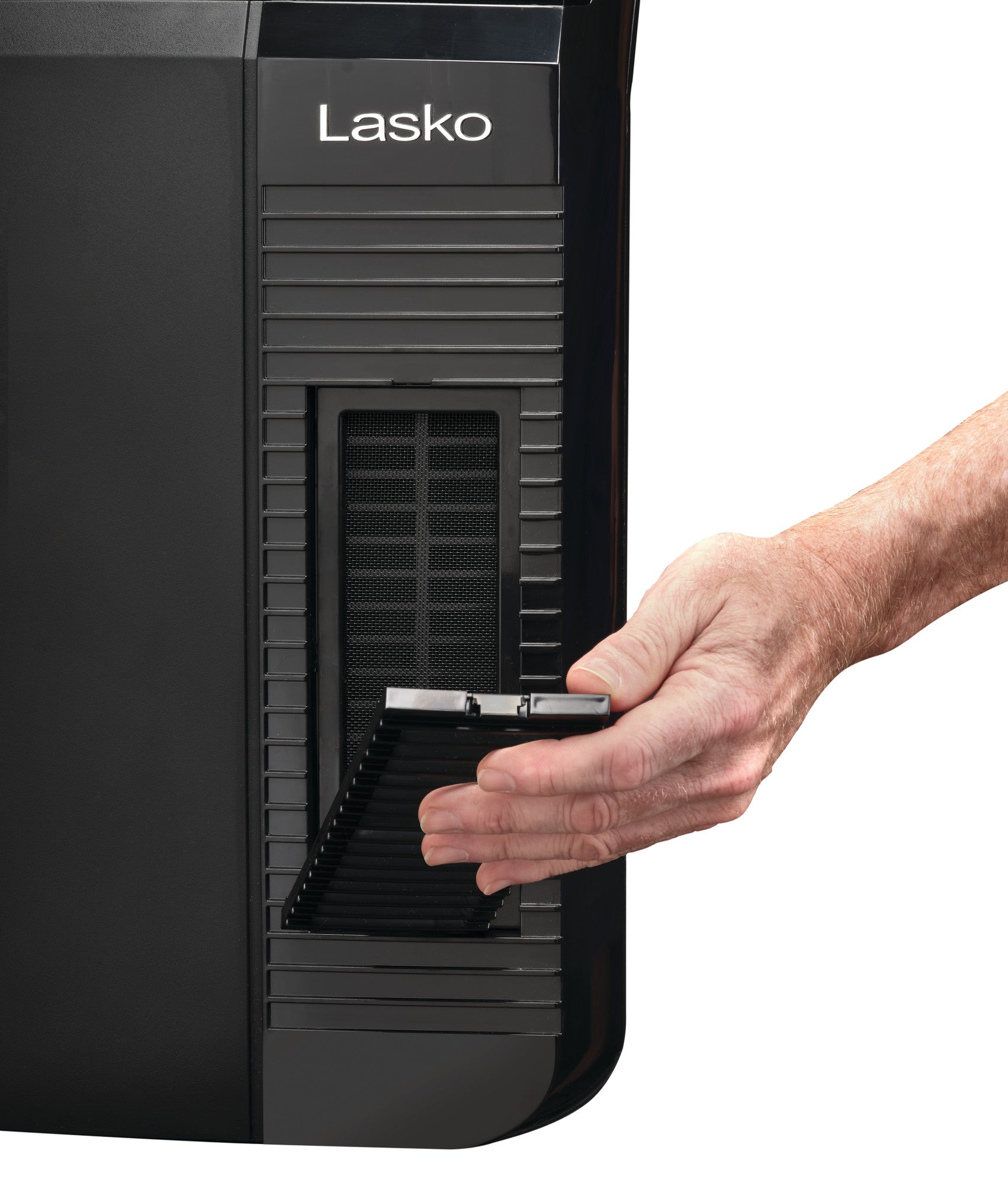 Lasko 23 Ceramic Console Space Heater: 2 Heat Settings. Timer. Adjustable Louvers. Thermostat. Black - Image 10