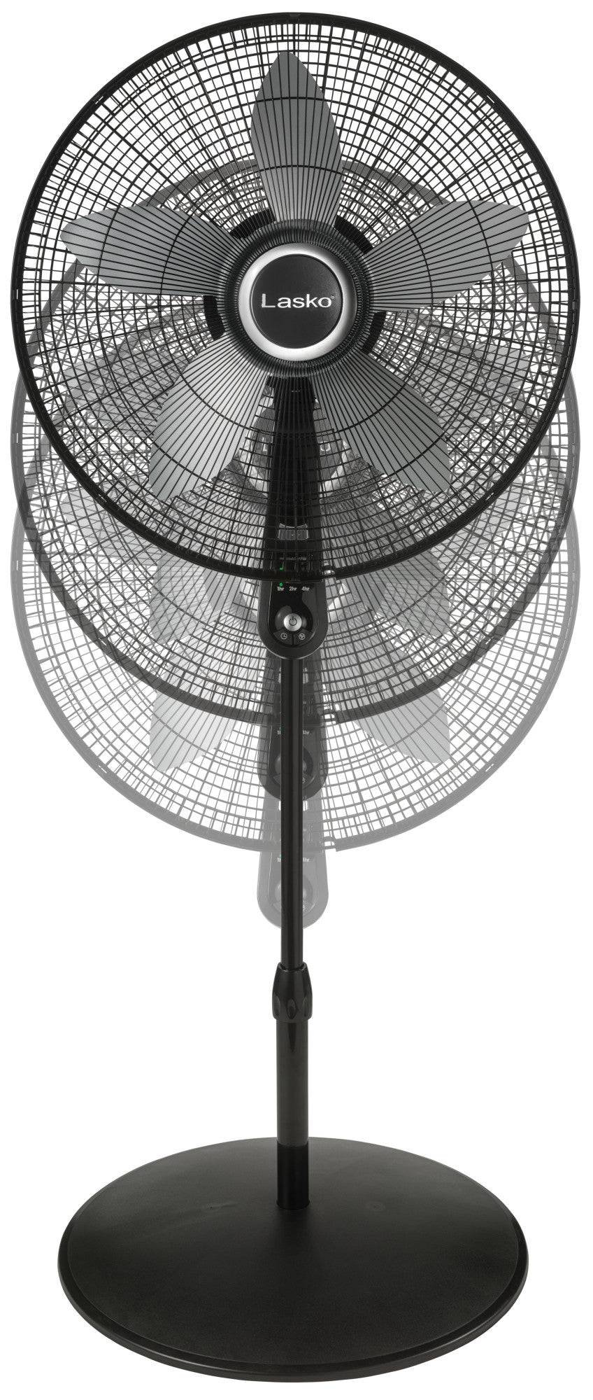 Lasko 20 Pedestal Fan: Oscillating. 4-Speed. Remote. Timer. Black - Image 9