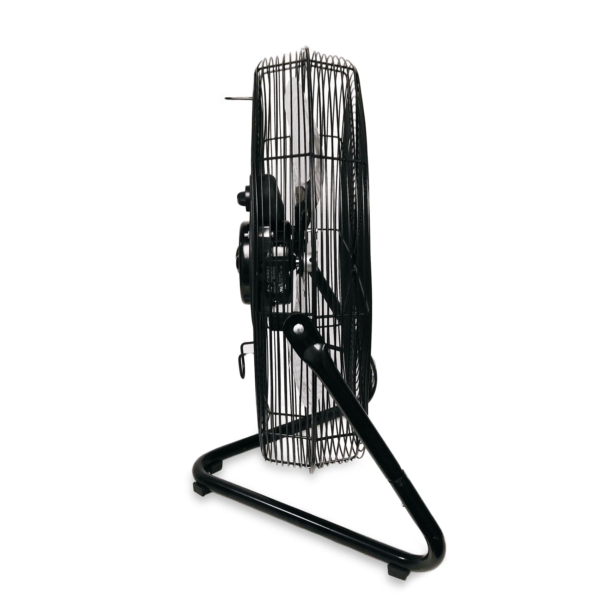 B-Air 20 High Velocity Floor Fan: wall mount. 3-speed. pivoting. black - Image 8