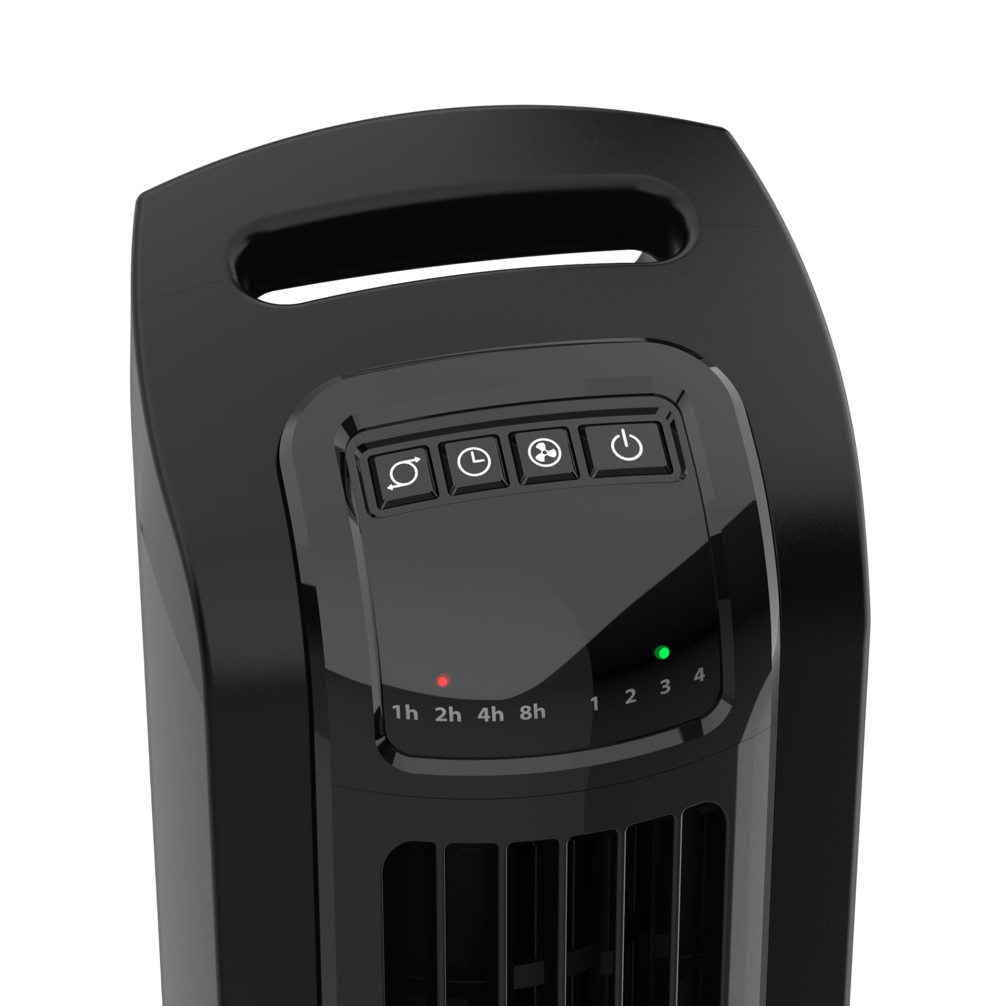 Lasko 36 Tower Fan: Oscillating. 4-Speed. Remote. Timer. Dark Mode. Black - Image 4