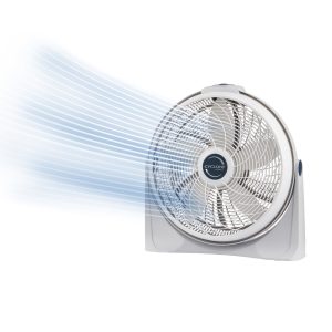 Lasko Cyclone 20 Air Circulator Fan: Wall Mount. 3-Speed. Pivoting. White