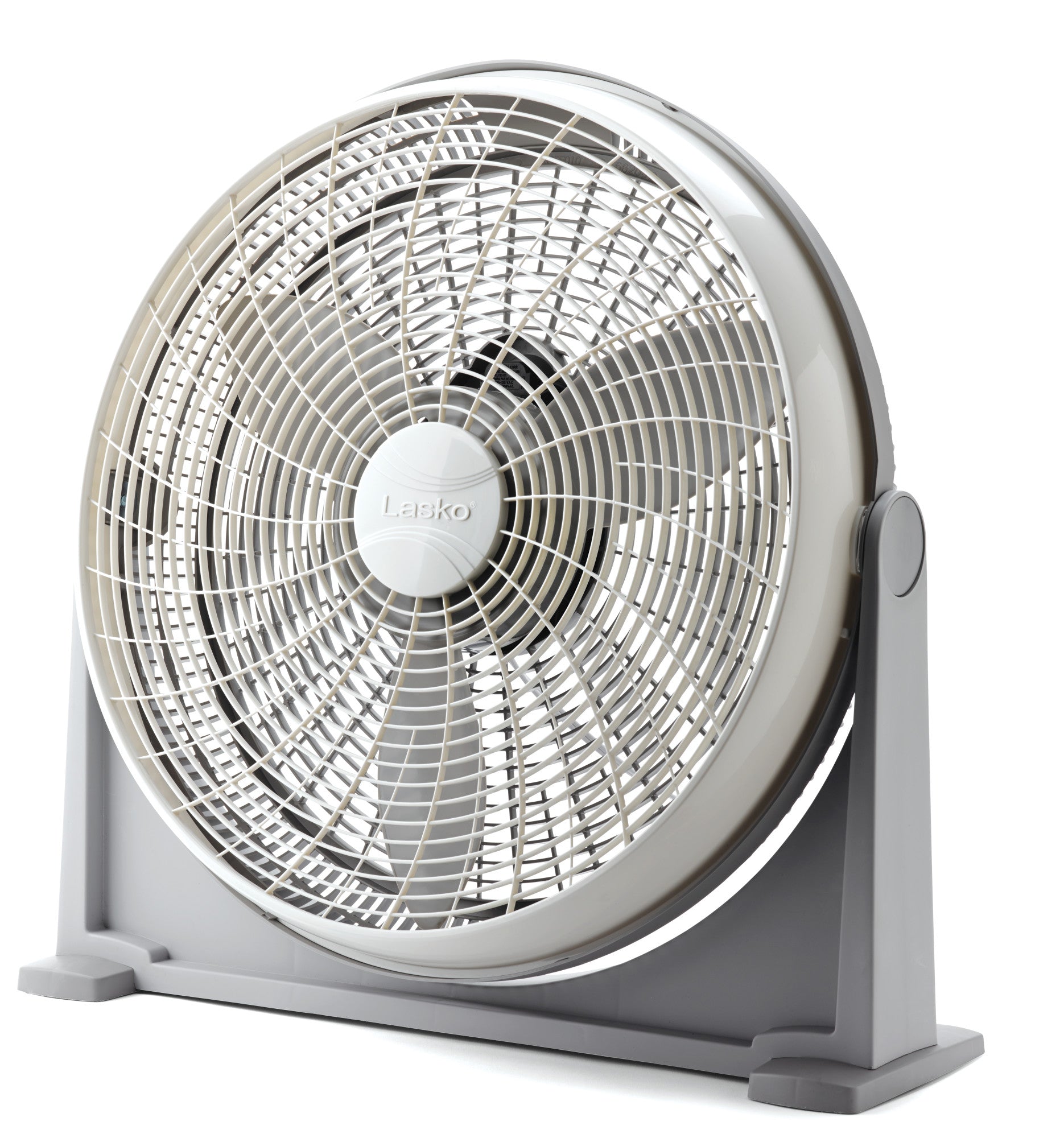 Lasko 20 Air Circulator Fan: Wall Mount. 3-Speed. Pivoting. Silver