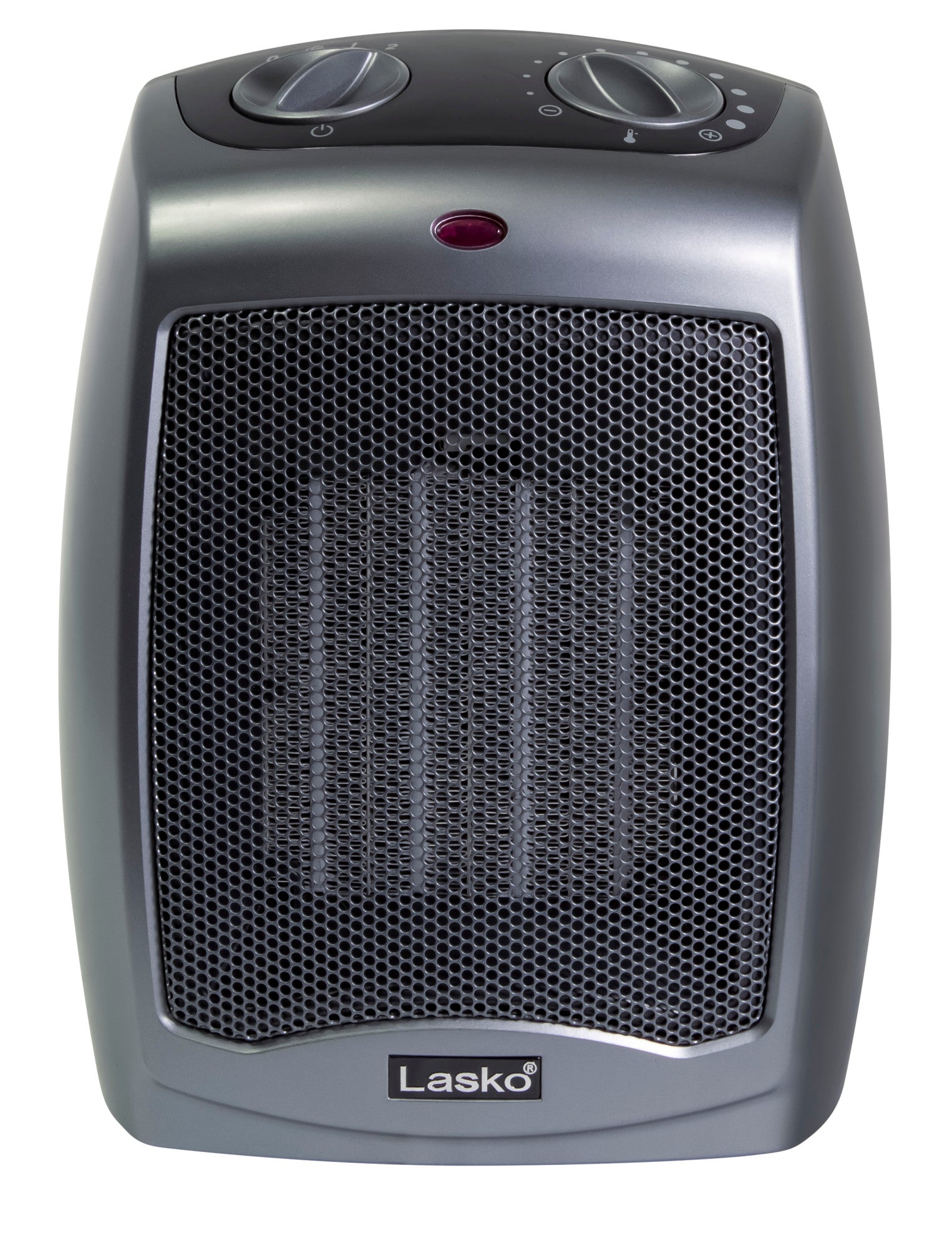 Lasko 9 Ceramic Space Heater: 2 Heat Settings. Tip-Over Switch. Thermostat. Gray - Image 8