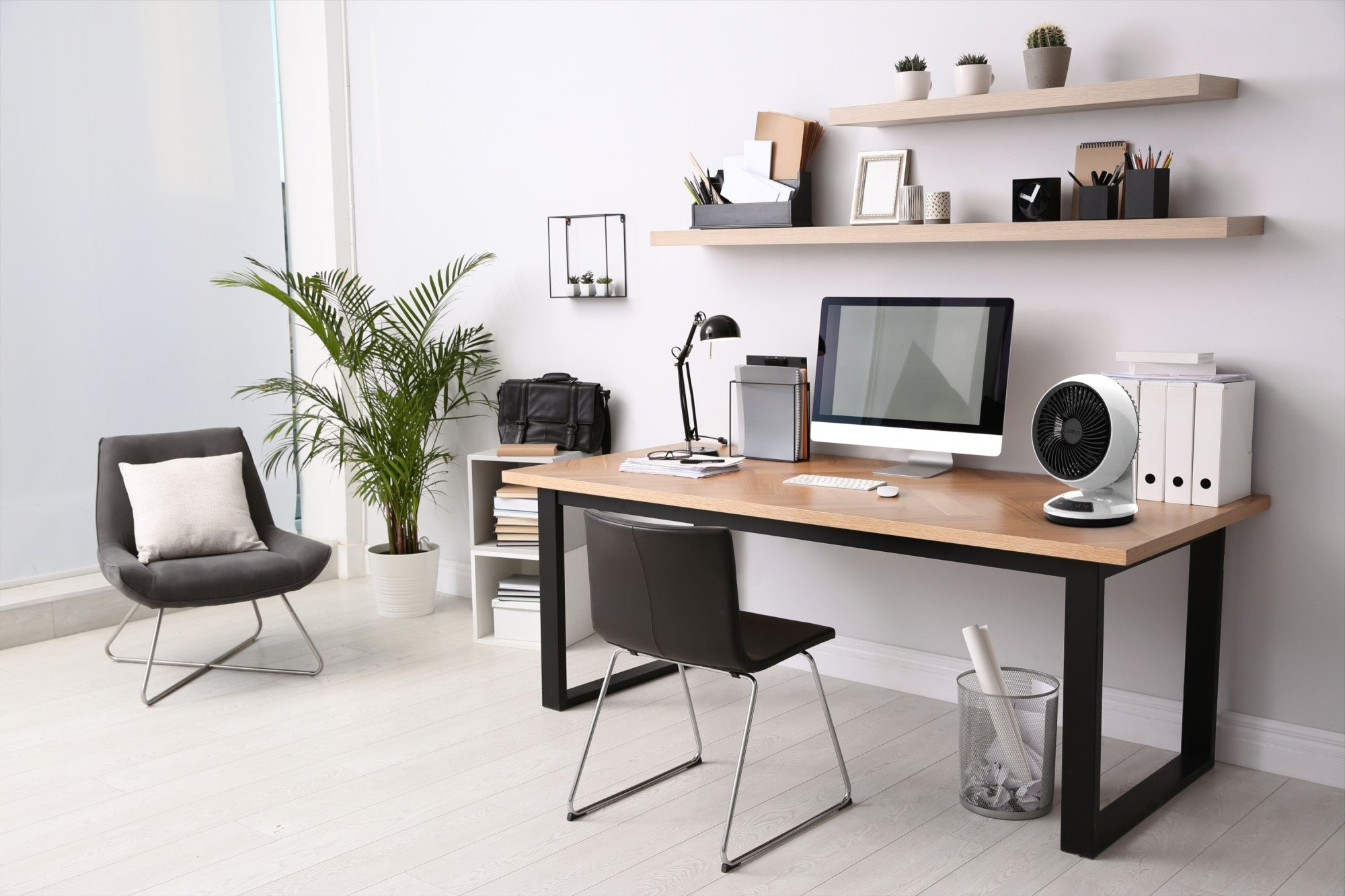 Lasko Whirlwind 7 Table Fan: Dual Oscillation. 3-Speed. Remote. White - Image 16