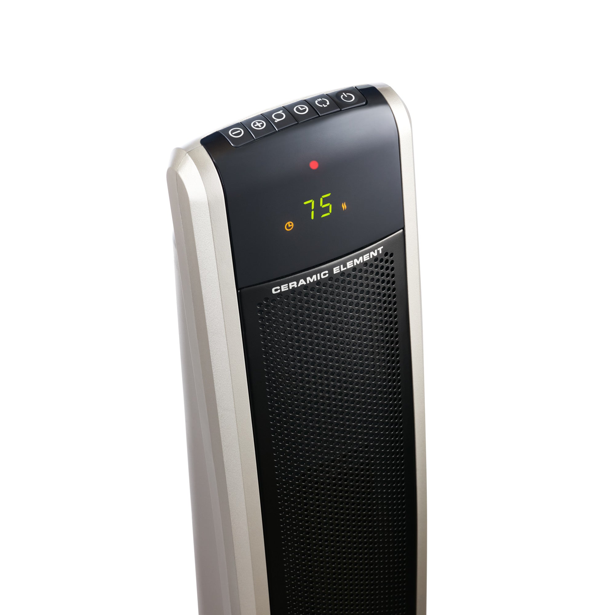 Lasko 29 Ceramic Tower Space Heater: Oscillating. 2 Heat Settings. Remote. Timer. Thermostat. Black - Image 9