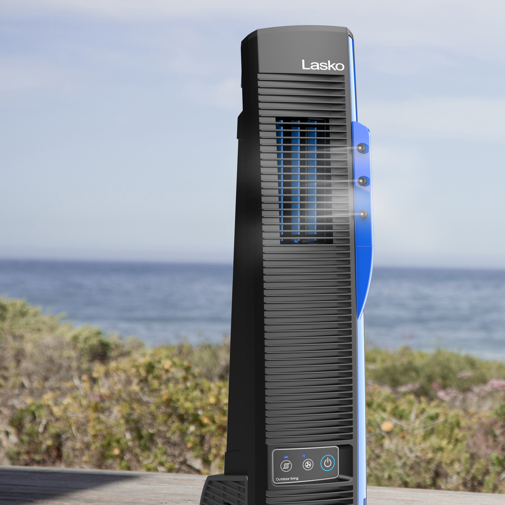 Lasko Misto 42 Outdoor Misting Tower Fan: Oscillating. 4-Speed. Black - Image 12