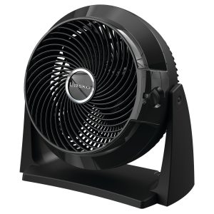 Lasko Air Flexor 10 Floor Fan: Wall Mount. 3-Speed. High Velocity. Pivoting. Black