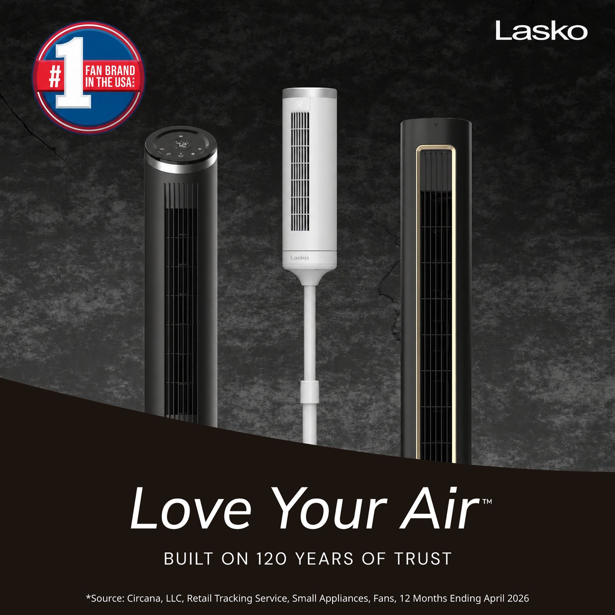 Lasko Elevation 54 DC Pedestal Tower Fan: Oscillating. 8-Speed. Remote. White - Image 2