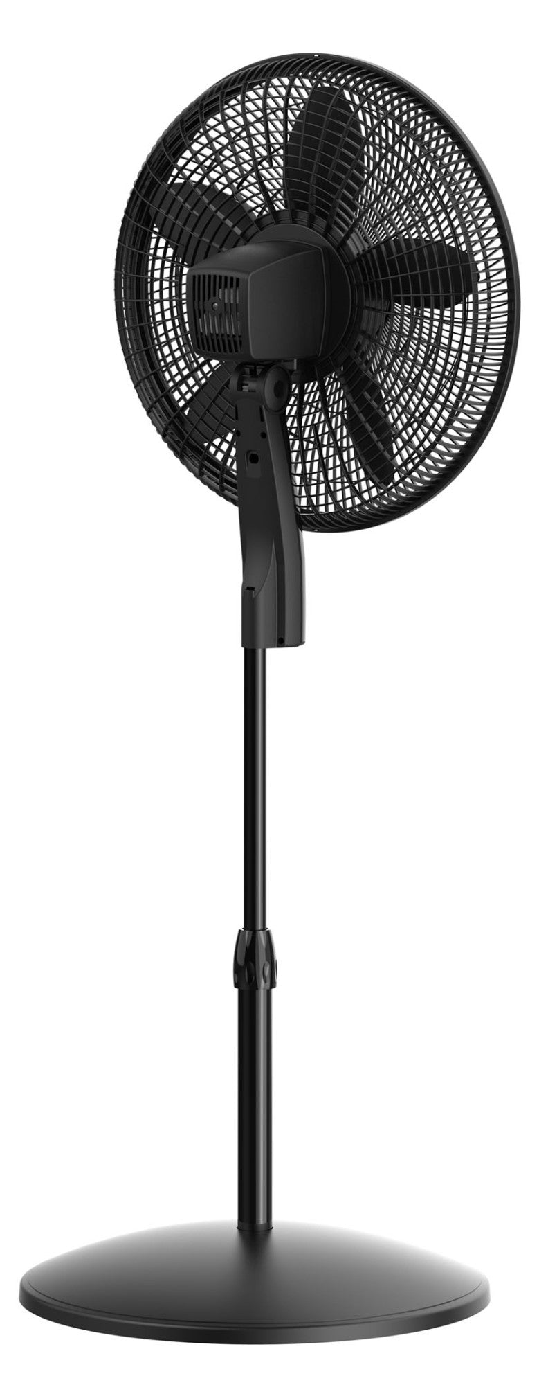 Lasko EcoQuiet 18 DC Pedestal Fan: Oscillating. 12-Speed. Remote. Black - Image 9
