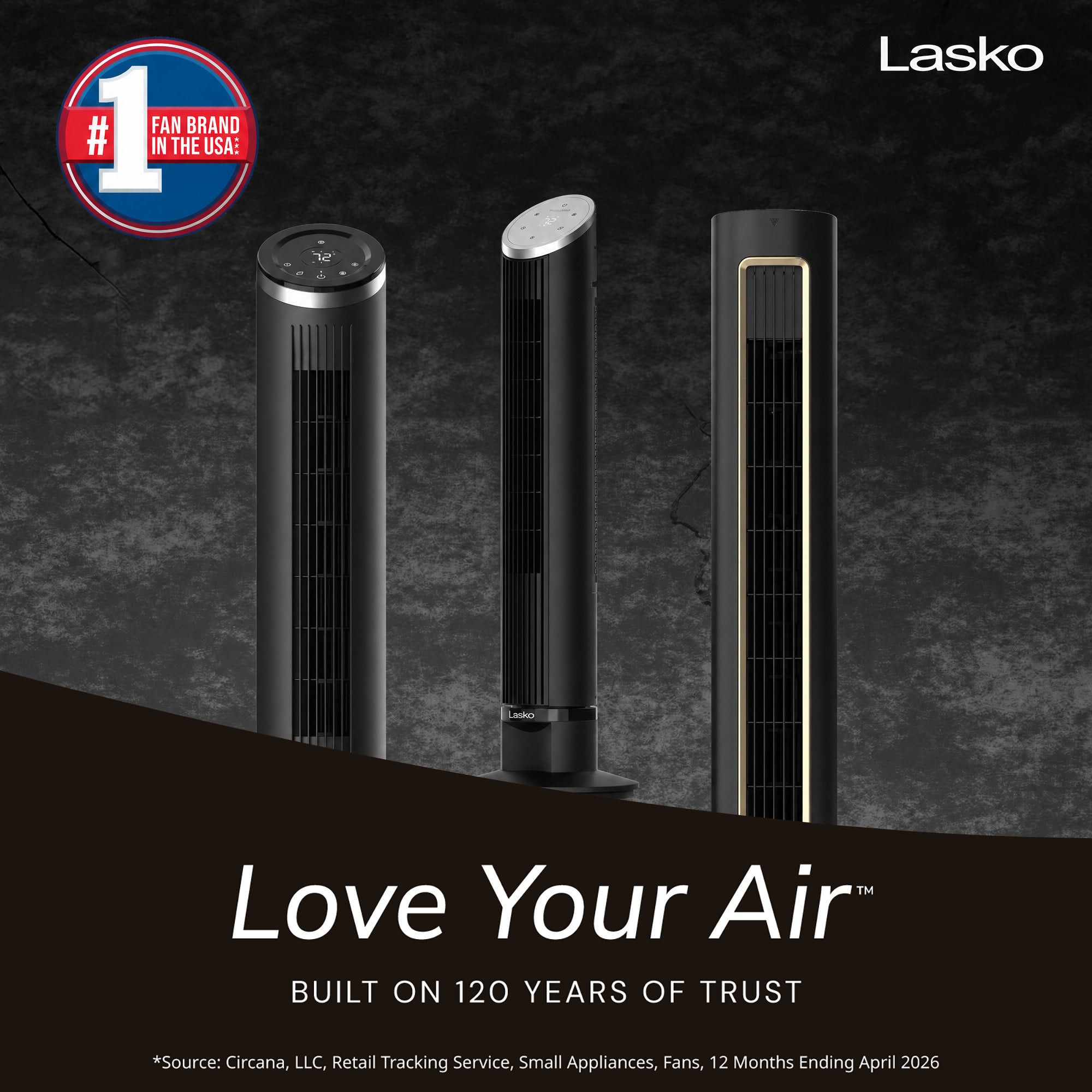 Lasko Ascend 36 DC Tower Fan: Oscillating. 12-Speed. Remote. Timer. Black - Image 2