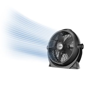 Lasko Wind Machine 20 Air Circulator Fan: 3-Speed. 360° Airflow. Black