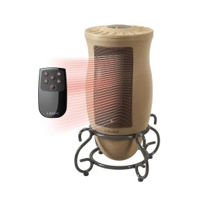 Lasko 16 Ceramic Tower Space Heater: Oscillating. 2 Heat Settings. Remote. Timer. Thermostat. Beige