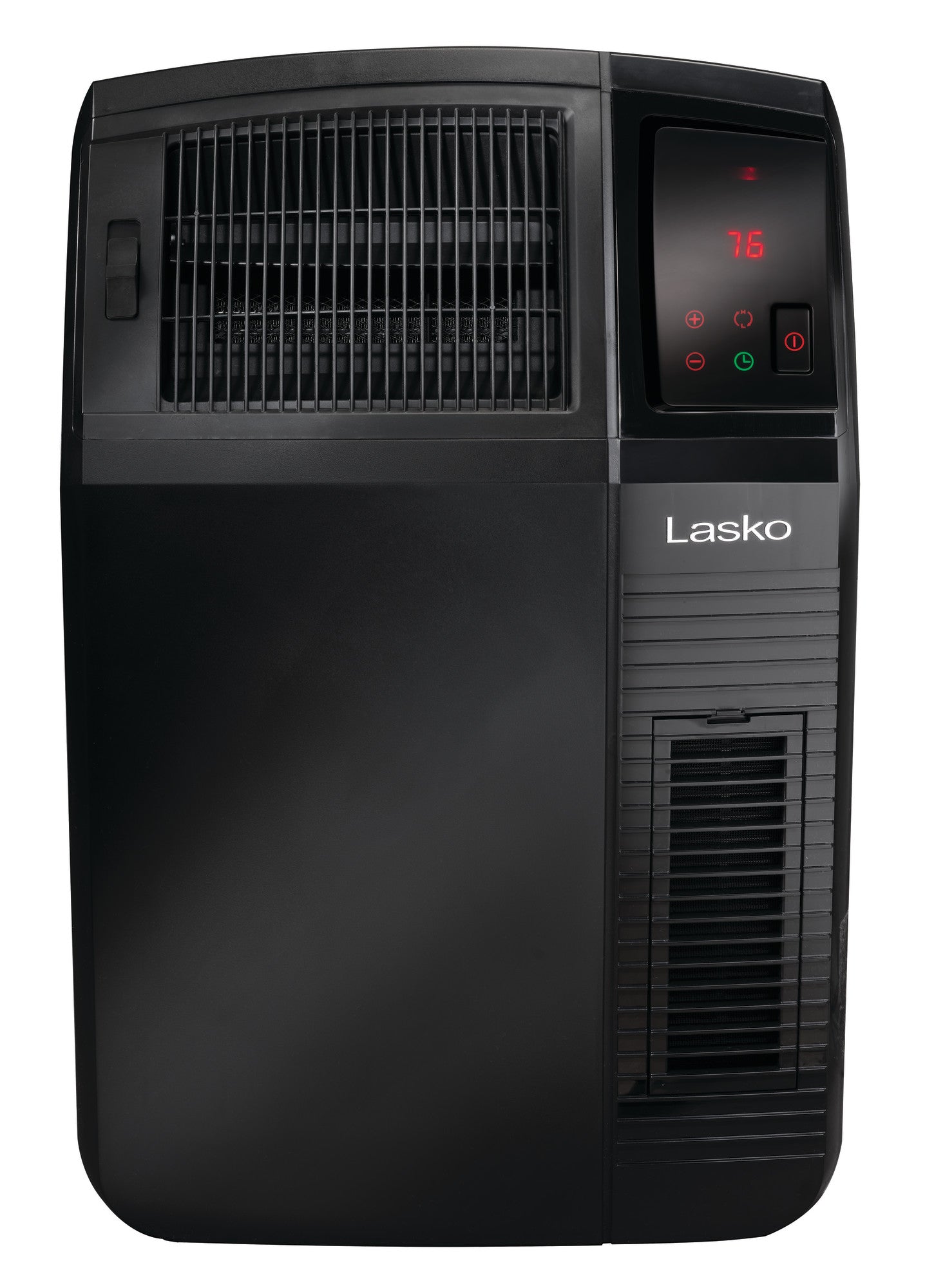 Lasko 23 Ceramic Console Space Heater: 2 Heat Settings. Timer. Adjustable Louvers. Thermostat. Black - Image 7