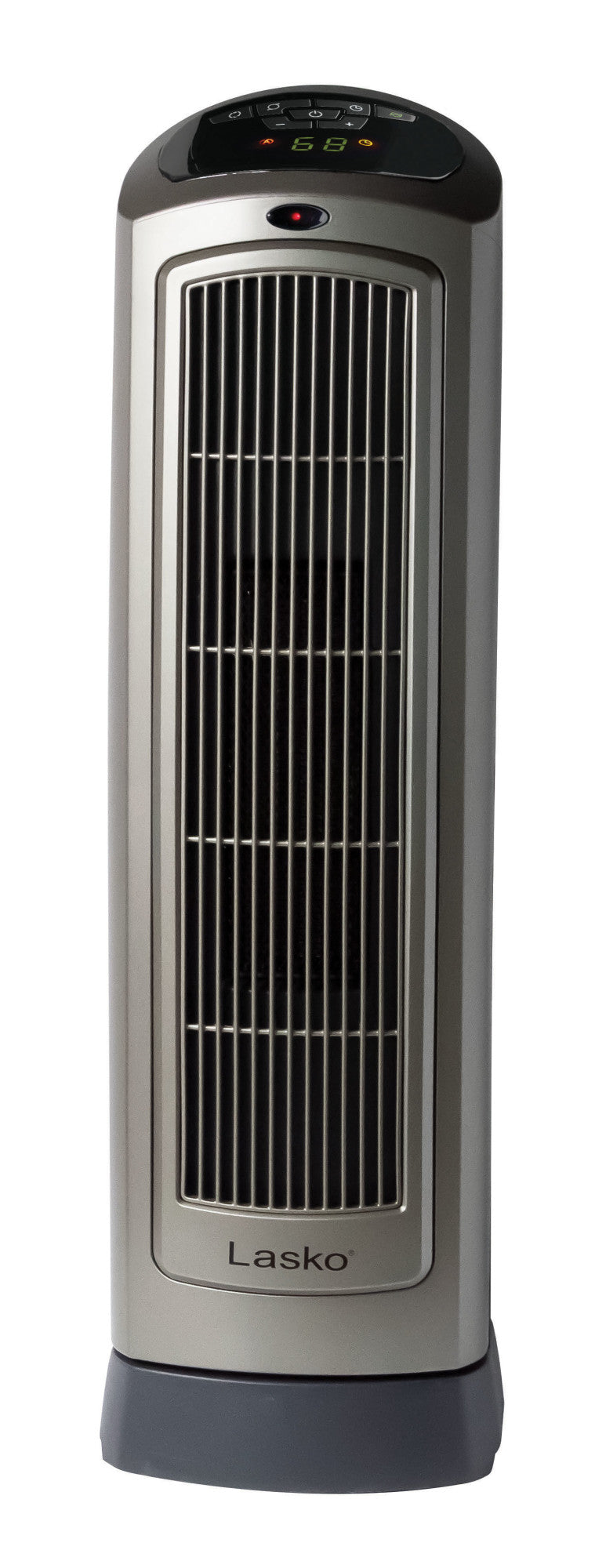 Lasko 22 Ceramic Tower Space Heater: Oscillating. 2 Heat Settings. Remote. Timer. Thermostat. Gray - Image 8