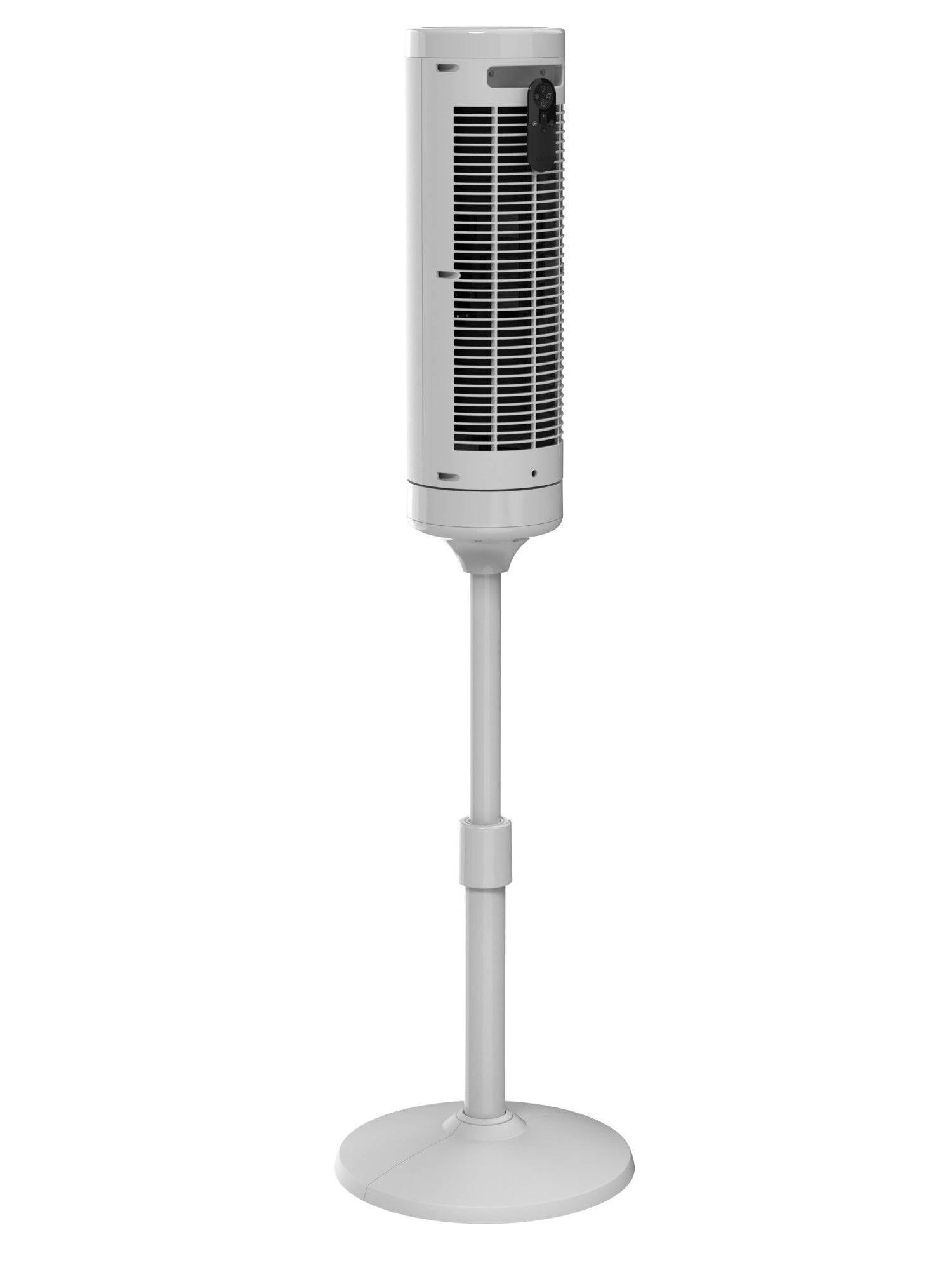 Lasko Elevation 54 DC Pedestal Tower Fan: Oscillating. 8-Speed. Remote. Gray - Image 12
