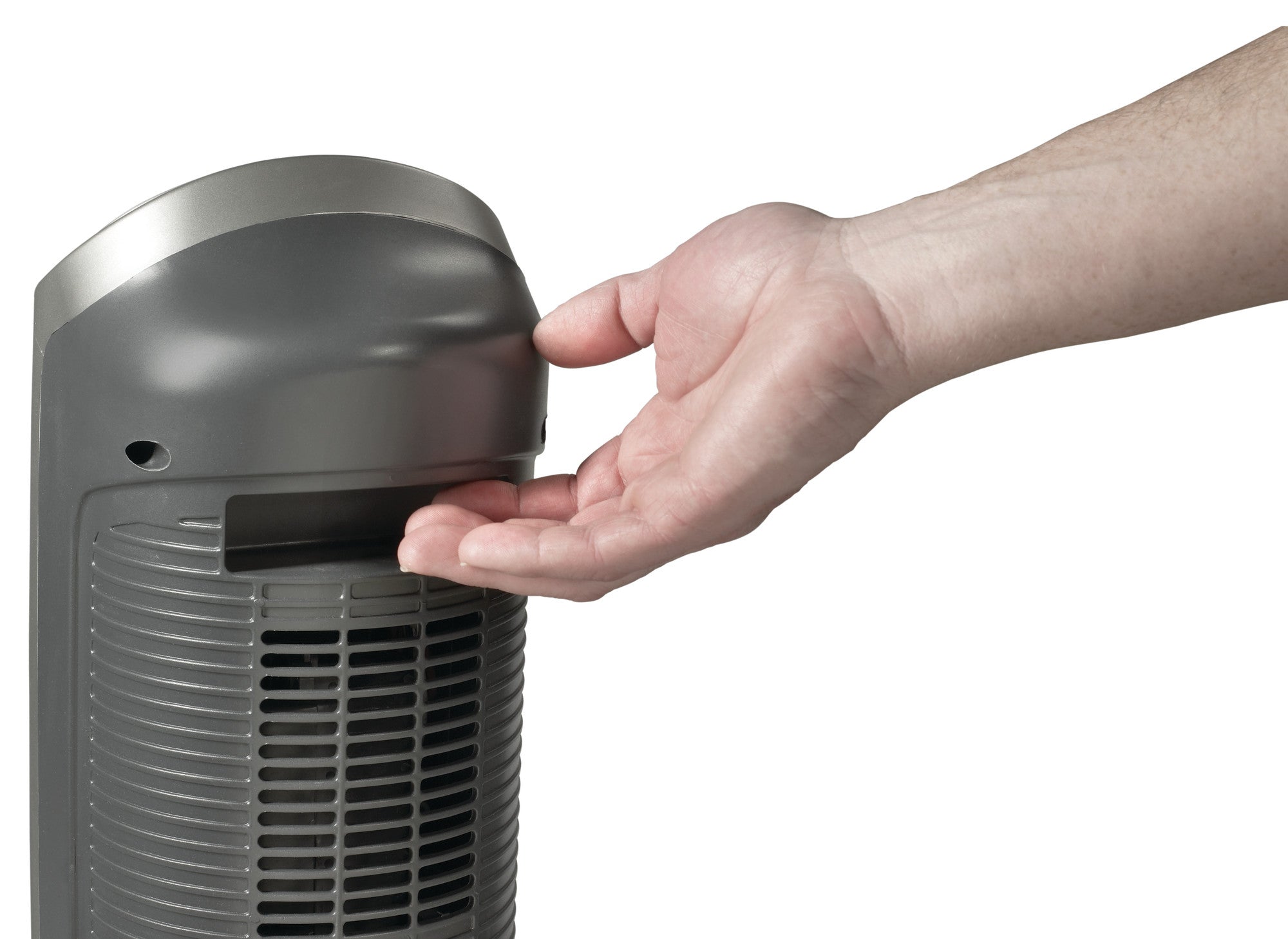 Lasko 23 Ceramic Tower Space Heater: Oscillating. 2 Heat Settings. Remote. Timer. Thermostat. Silver - Image 11