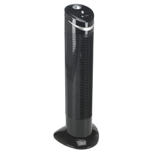 PureGuardian 29 Tower Fan: Oscillating. 3-Speed. Black