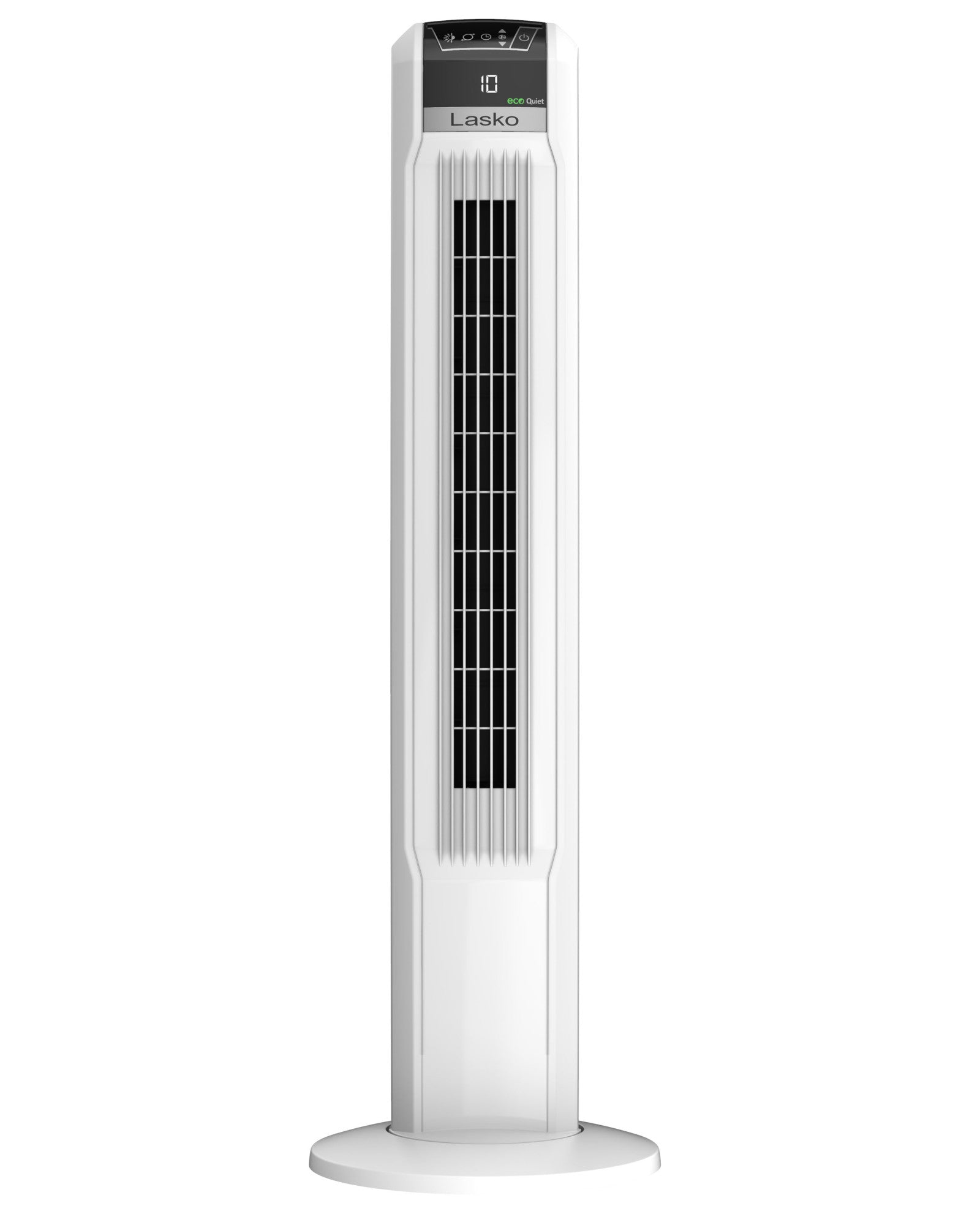 Lasko EcoQuiet 42 DC Tower Fan: Oscillating. 12-Speed. Remote. White - Image 8