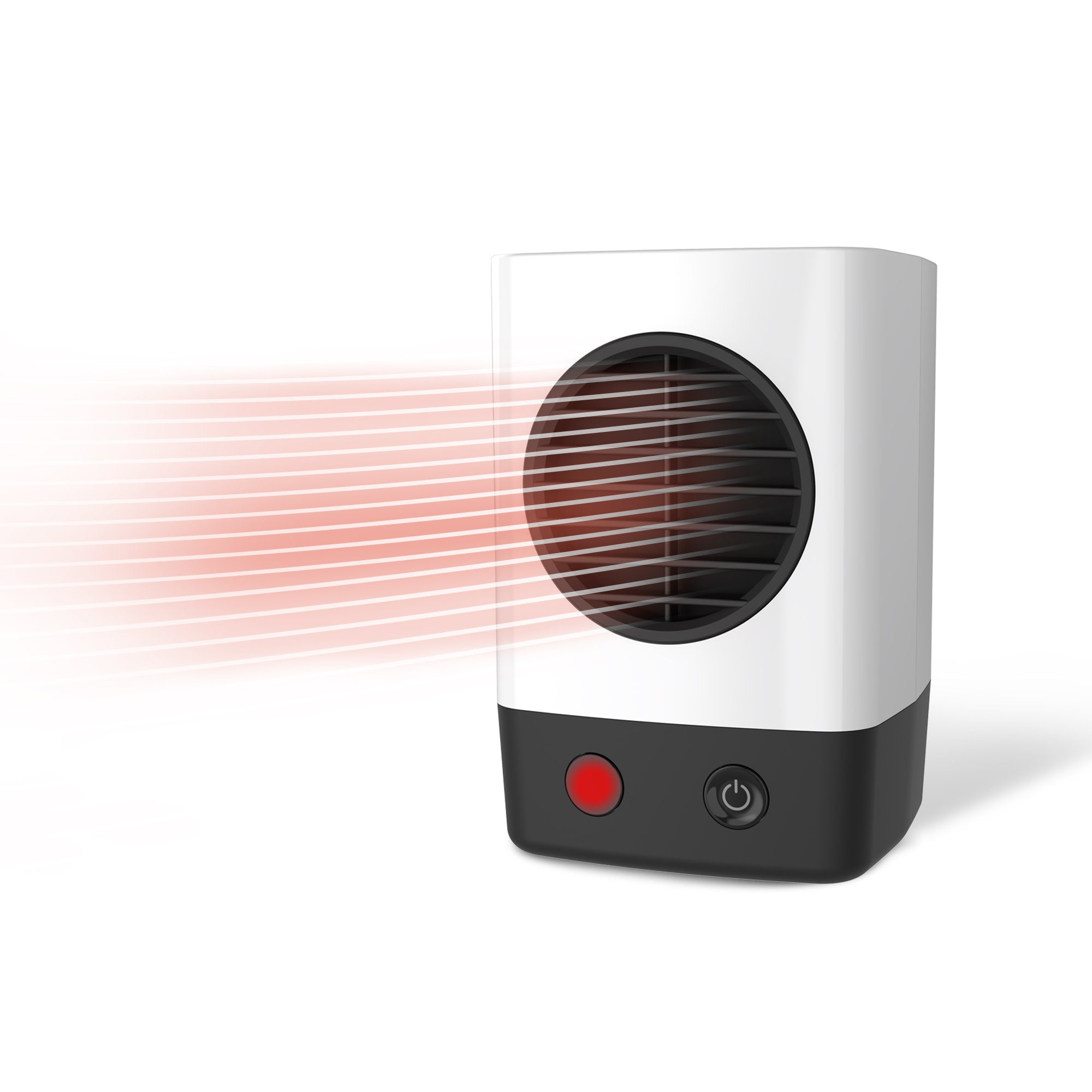Lasko MyHeat Mini 6 Personal Ceramic Space Heater: 400W. 1 Heat Setting. White