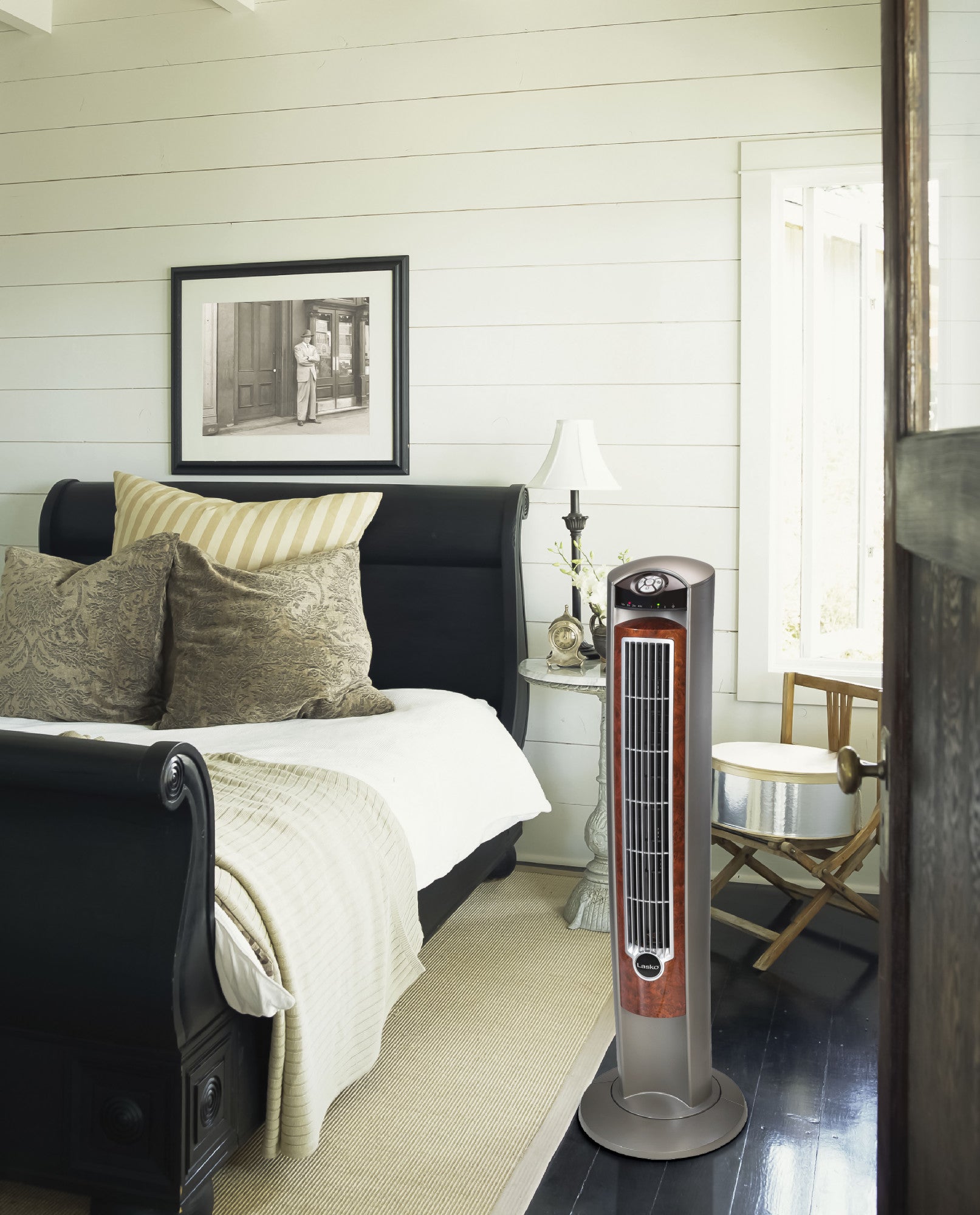 Lasko Wind Curve 42 Tower Fan: Oscillating. 3-Speed. Remote. Timer. Gray - Image 10