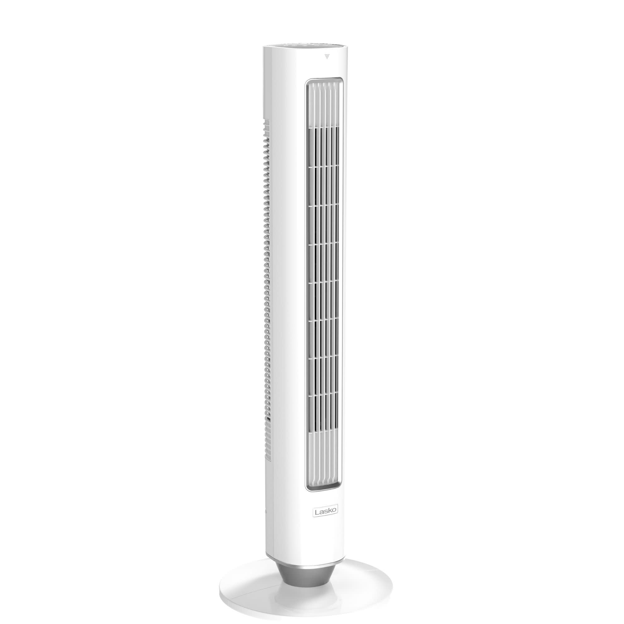 Lasko Pinnacle 40 DC Tower Fan: Oscillating. 12-Speed. Remote. Timer. White - Image 14