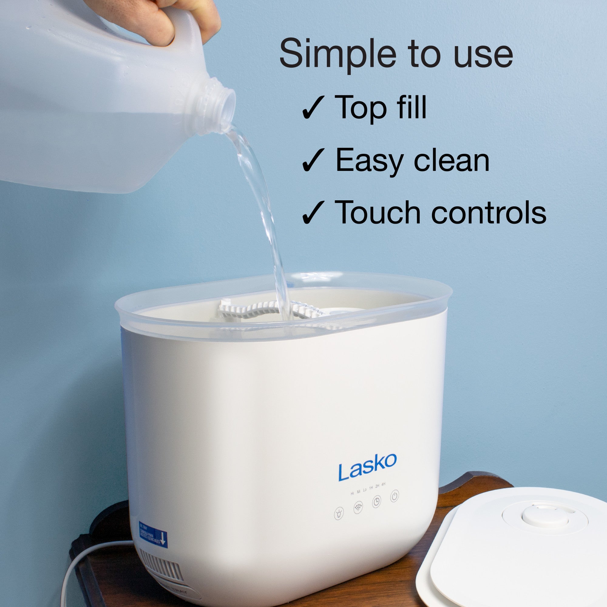Lasko Top Fill Ultrasonic Cool Mist Humidifier - Image 3