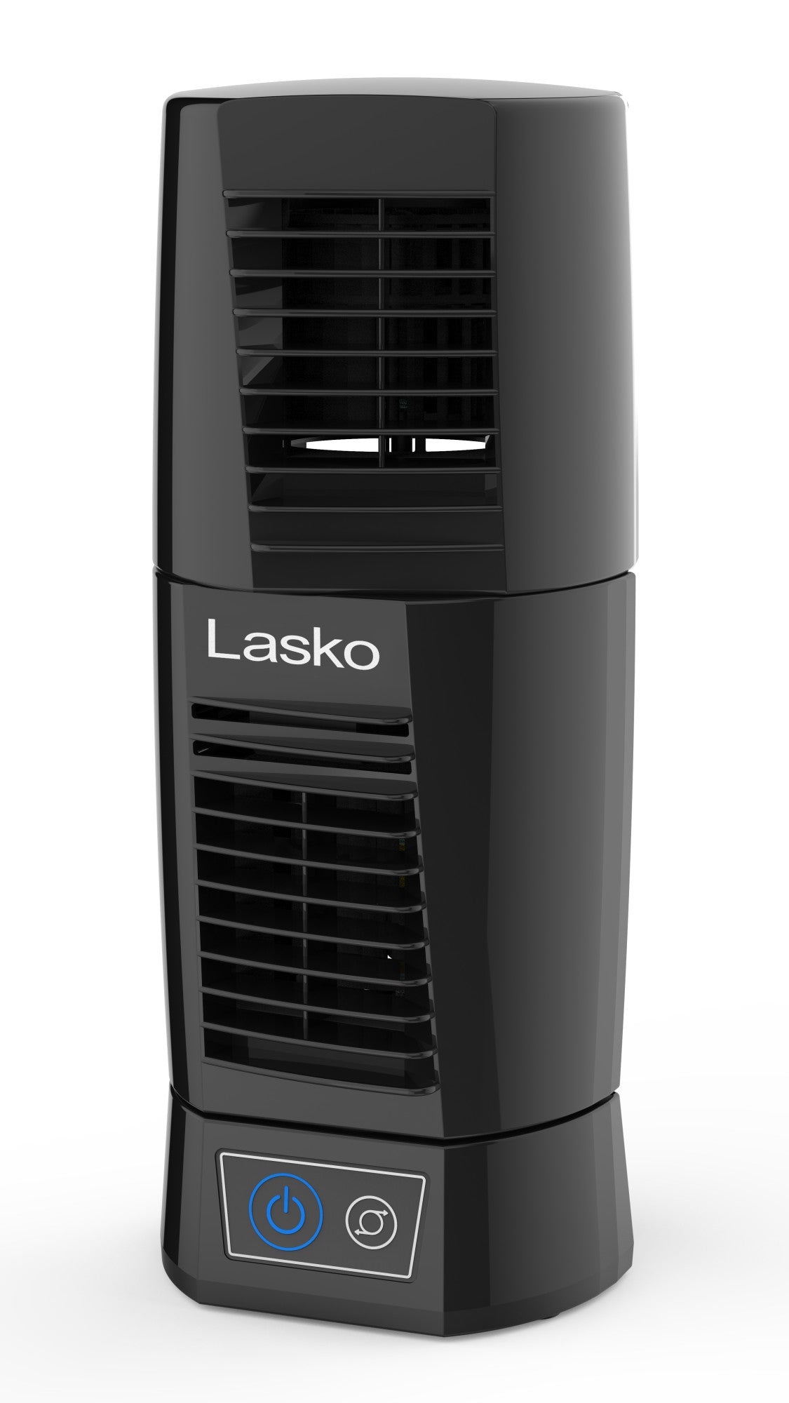 Lasko Wind Tower 12 Table Fan: Oscillating. 2-Speed. Pivoting. Black - Image 6