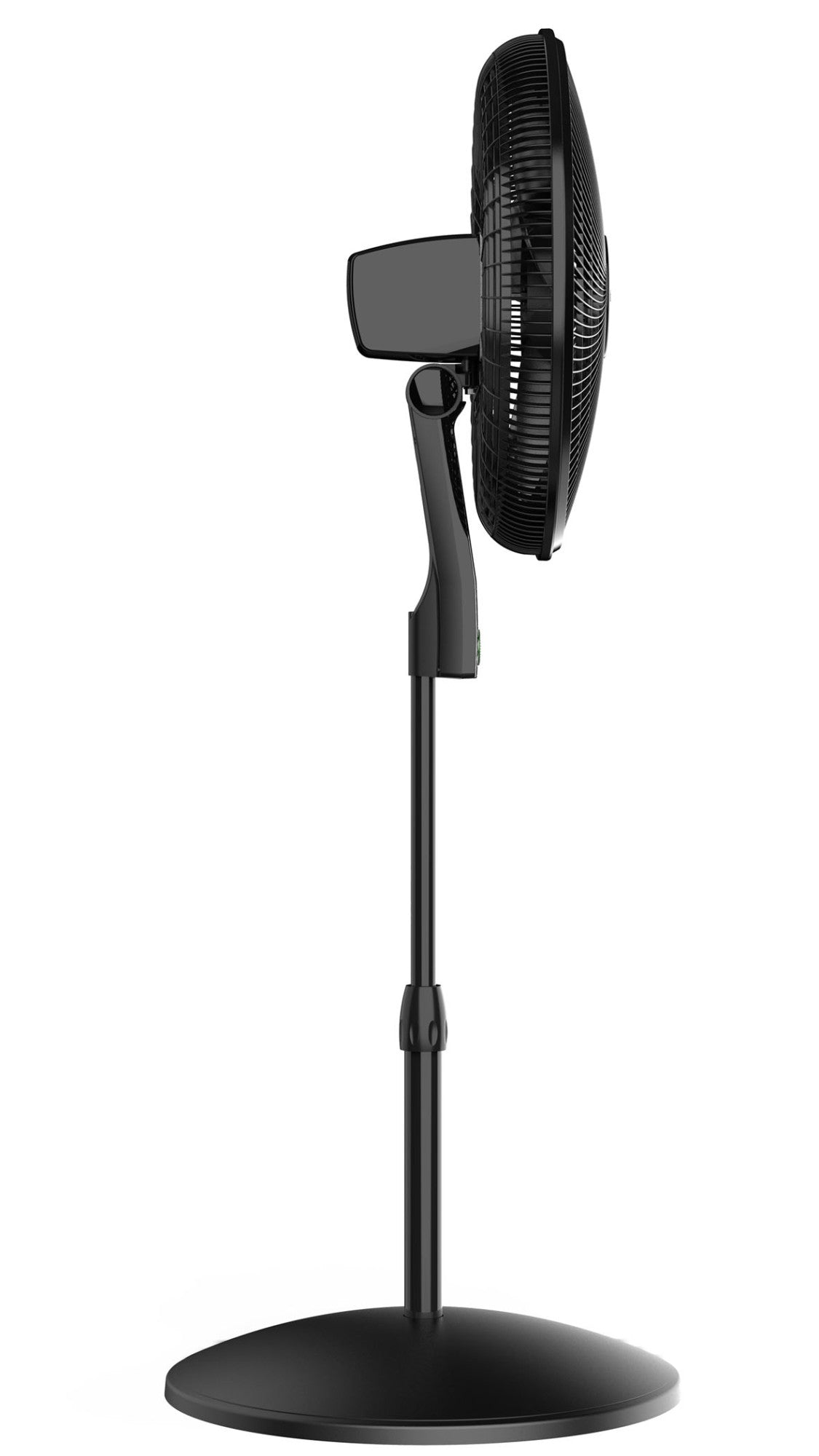 Lasko EcoQuiet 18 DC Pedestal Fan: Oscillating. 12-Speed. Remote. Black - Image 13
