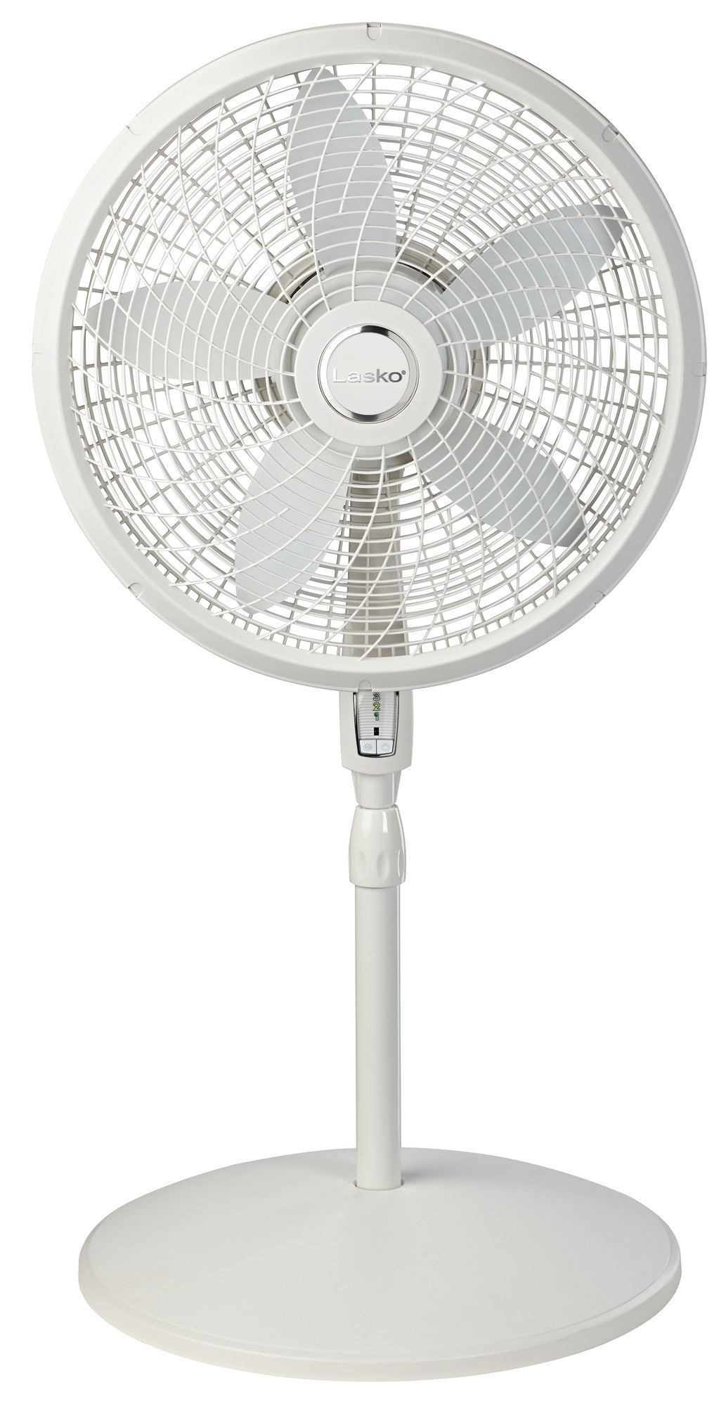 Lasko Cyclone 18 Pedestal Fan: Oscillating. 4-Speed. Remote. Tilting Head. White - Image 6