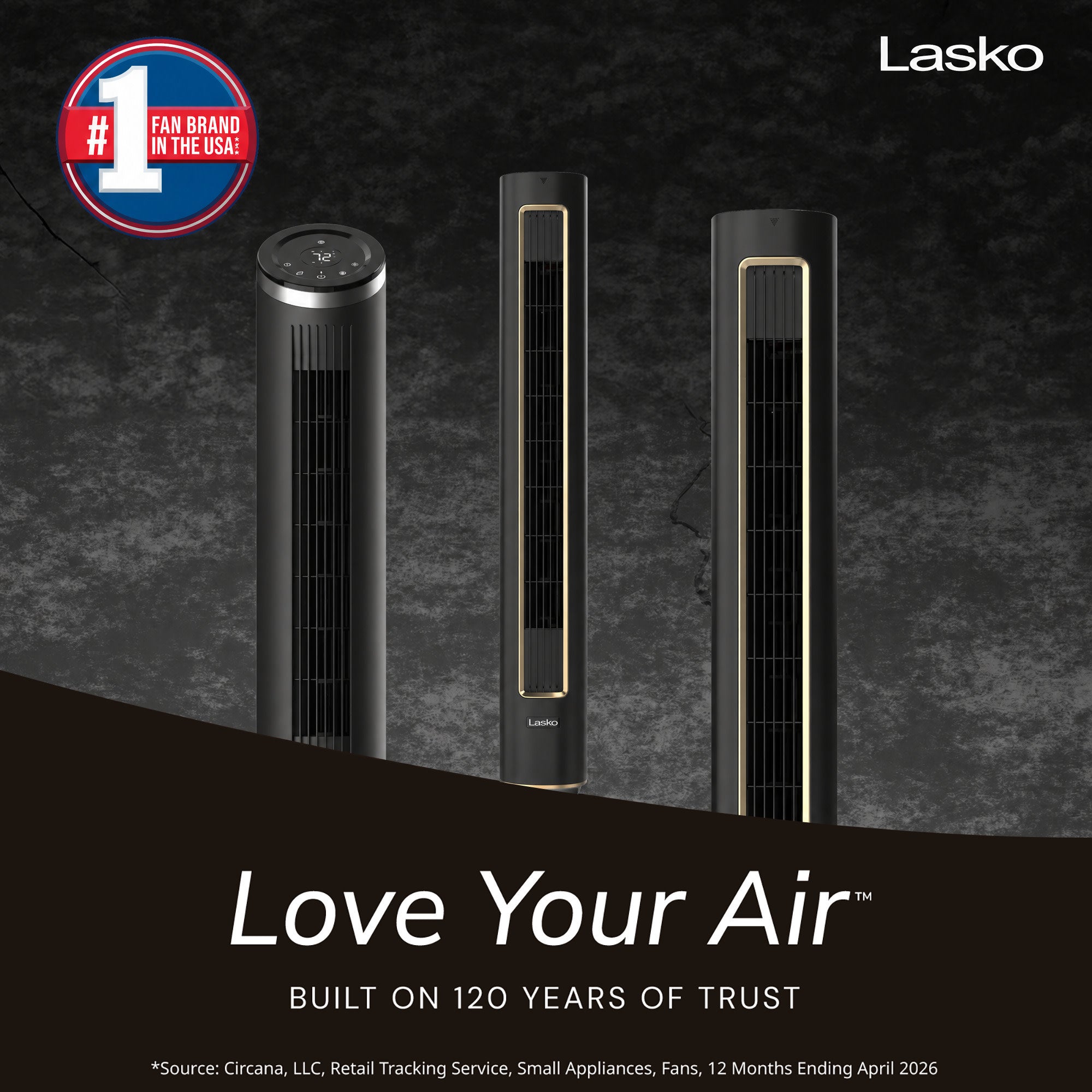 Lasko Pinnacle 40 DC Tower Fan: Oscillating. 12-Speed. Remote. Timer. Black - Image 2