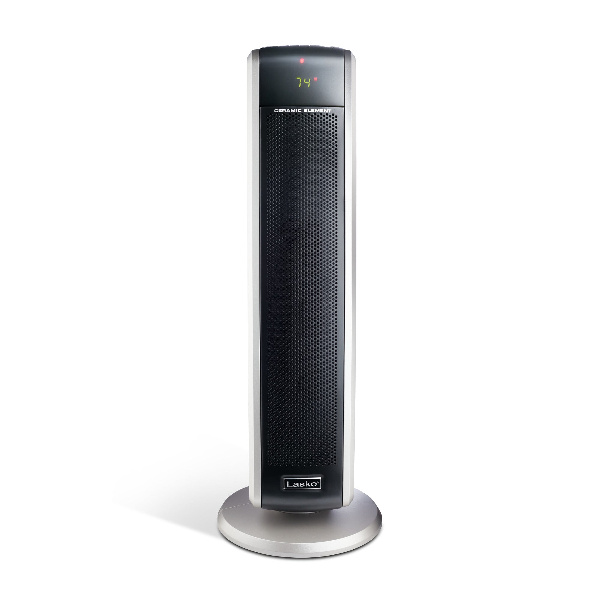 Lasko 29 Ceramic Tower Space Heater: Oscillating. 2 Heat Settings. Remote. Timer. Thermostat. Black - Image 8