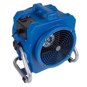 BlueDri 1/5 HP Axial Air Mover Blower Fan: 870 CFM. 2-speed. blue