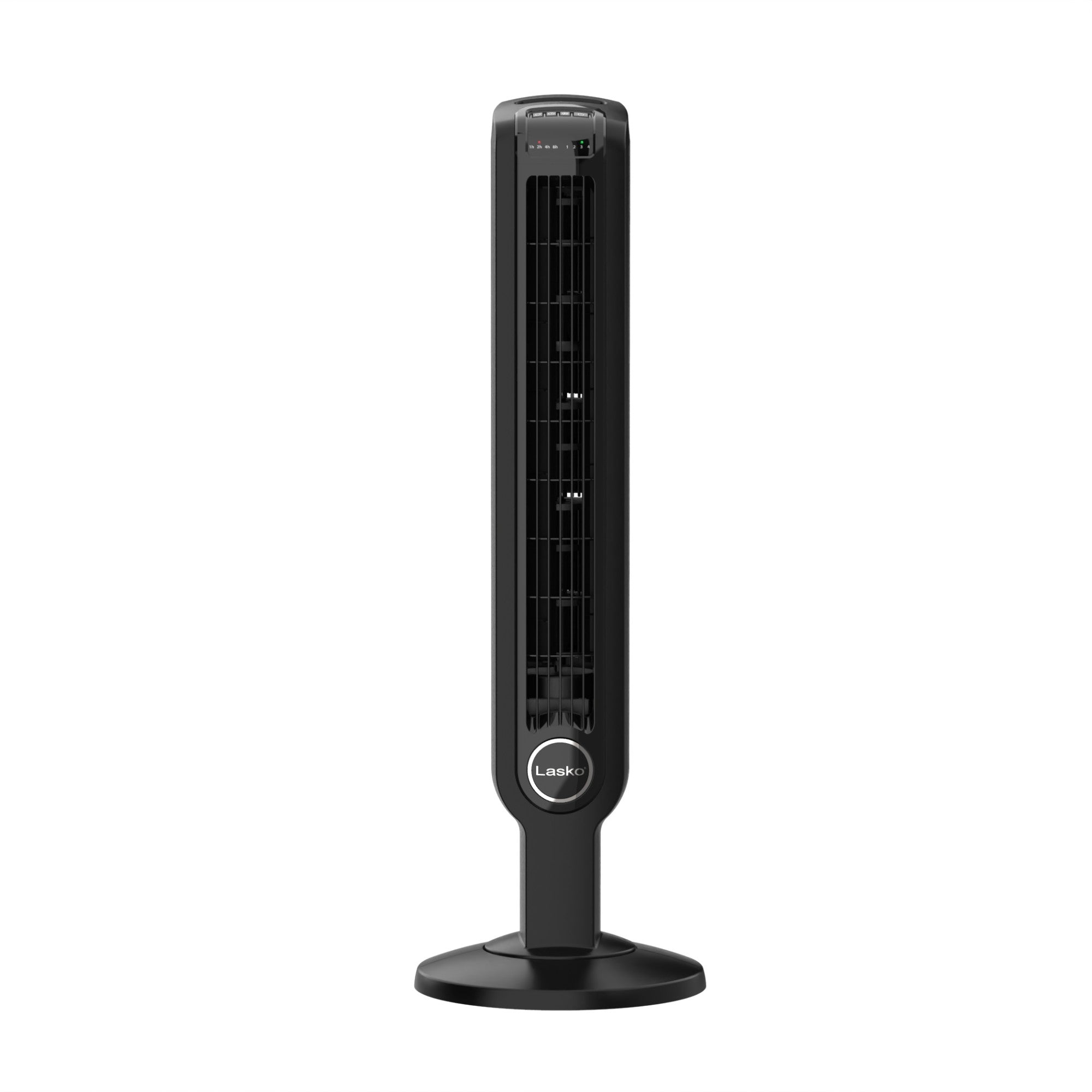 Lasko 36 Tower Fan: Oscillating. 4-Speed. Remote. Timer. Dark Mode. Black - Image 3